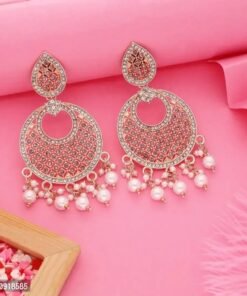 High Demond Gold Plated American Diamond Earrings For Women And Girls