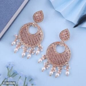 High Demond Gold Plated American Diamond Earrings For Women And Girls