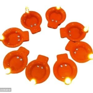 Led Brown Diya with Water Sensor (pack of 24)*