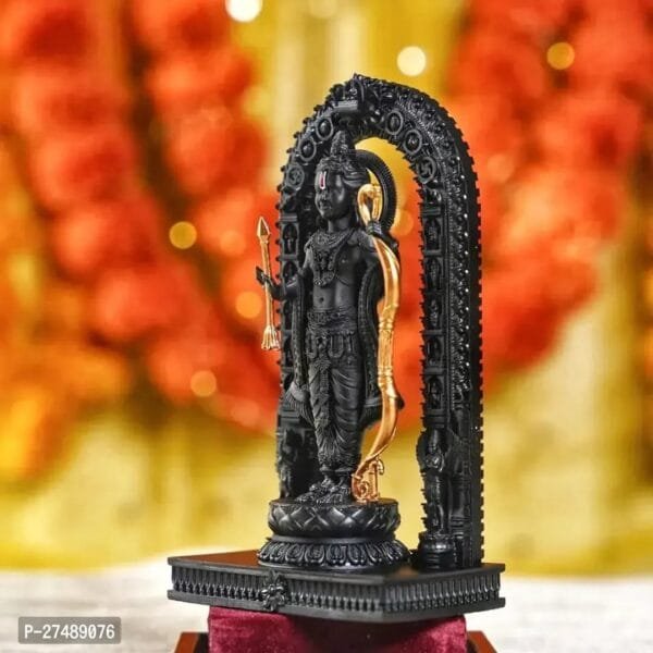 Ram Lalla Ayodhya Murti for Mandir Pooja Decoration Ram lala Idol Statue Showpiece Decor Sculpture for Gift 7inch marble