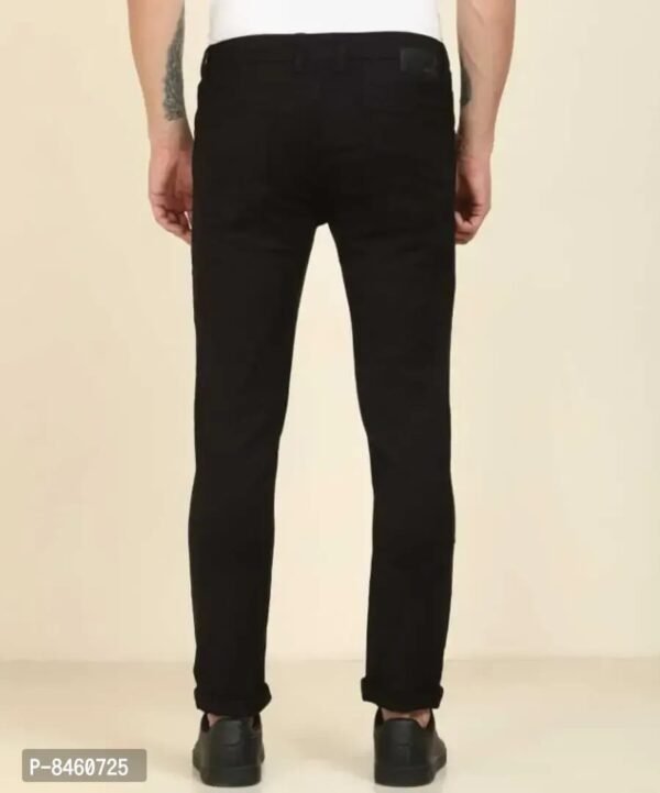 Men Jeans Black -Plain