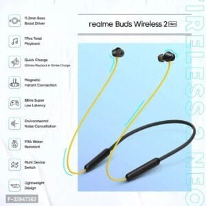 Modern Bluetooth Wireless Neckband With Microphone