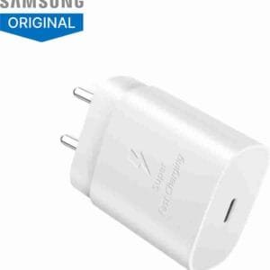 SAMSUNG Original 25W, Type C Power Adaptor compatible for all Samsung Devices (Super Fast Charge 3.0)  (White)