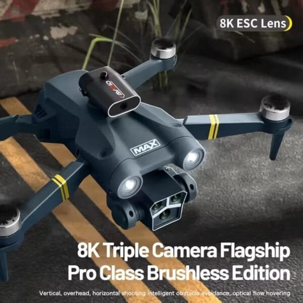 M3 New 4K PRO Drone with Camera 3-Axis Gimbal Dual Camera 2.4G WIFI FPV VR 3D Drone