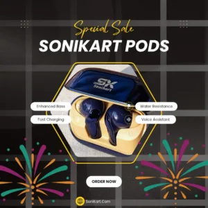 the Sonikart BlastPods—where style meets performance. Perfect for anyone looking to enjoy high-quality sound on the go!