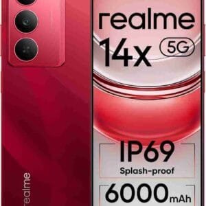 Realme 14x 5G (Jewel Red, 128 GB)  (6 GB RAM)