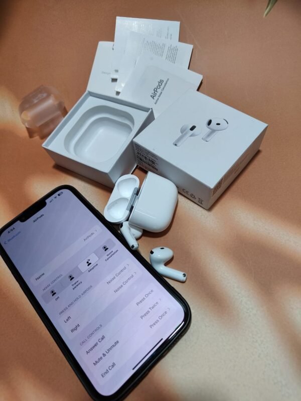 ANC APPLE AIRPODS 4TH Generation  MADE IN USA WITH  VOLUME CONTROL UP DOWN LIKE ORIGINAL