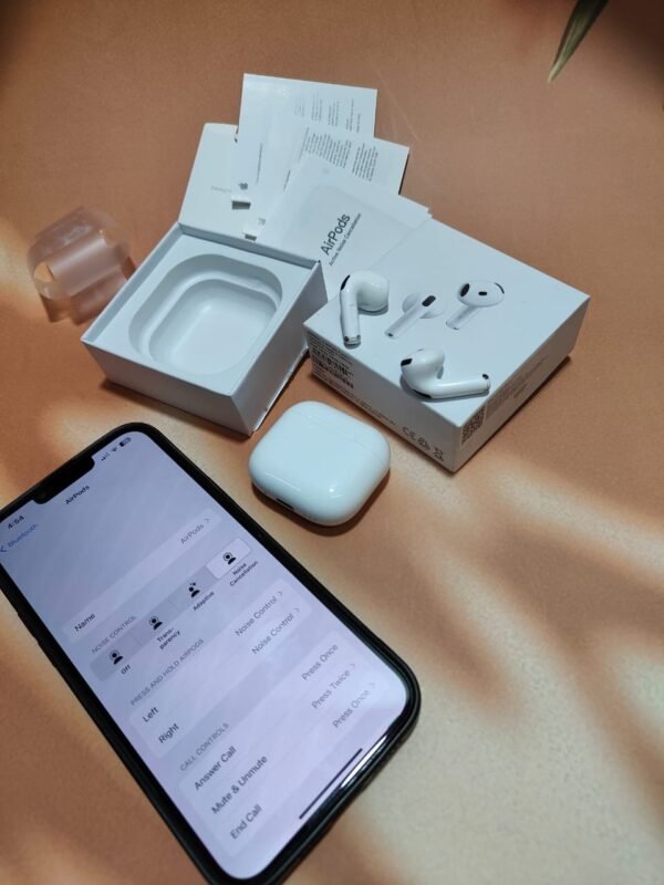 ANC APPLE AIRPODS 4TH Generation  MADE IN USA WITH  VOLUME CONTROL UP DOWN LIKE ORIGINAL