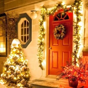 Warm White LED Fairy Lights – 15M Copper Wire String for Home & Festive Decor
