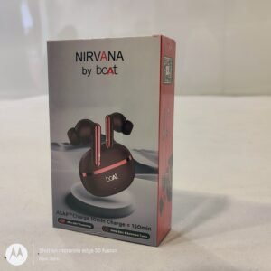 the boAt Nirvana Truly Wireless Earbuds, designed for deep bass, crystal-clear sound, and long-lasting comfort.