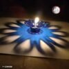Soni Plastic Transparent Diya for Diwali Set of 12