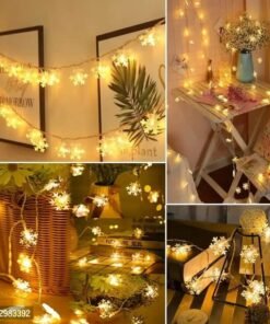 Alternative view of Snow Flakes Led Light String Light 3 Metre For Diwali Christmas and Festival Decoration*