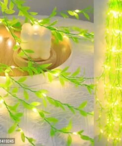 Alternative view of Artificial Vine Garland Fake Plants, Vine Hanging Garland with Fairy LED String Light, Curtain Light, Hanging for Home