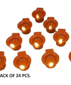 Led Brown Diya with Water Sensor (pack of 24)*